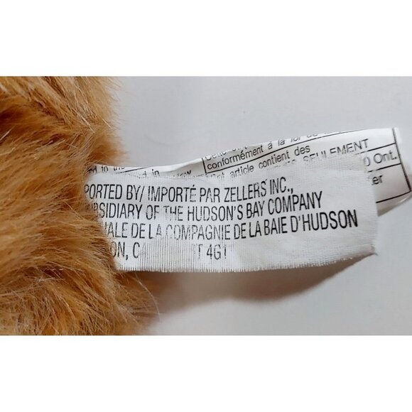 Zellers Vintage Realistic 10" Brown Rabbit Plush Bunny Stuffed Animal - Picture 4 of 4